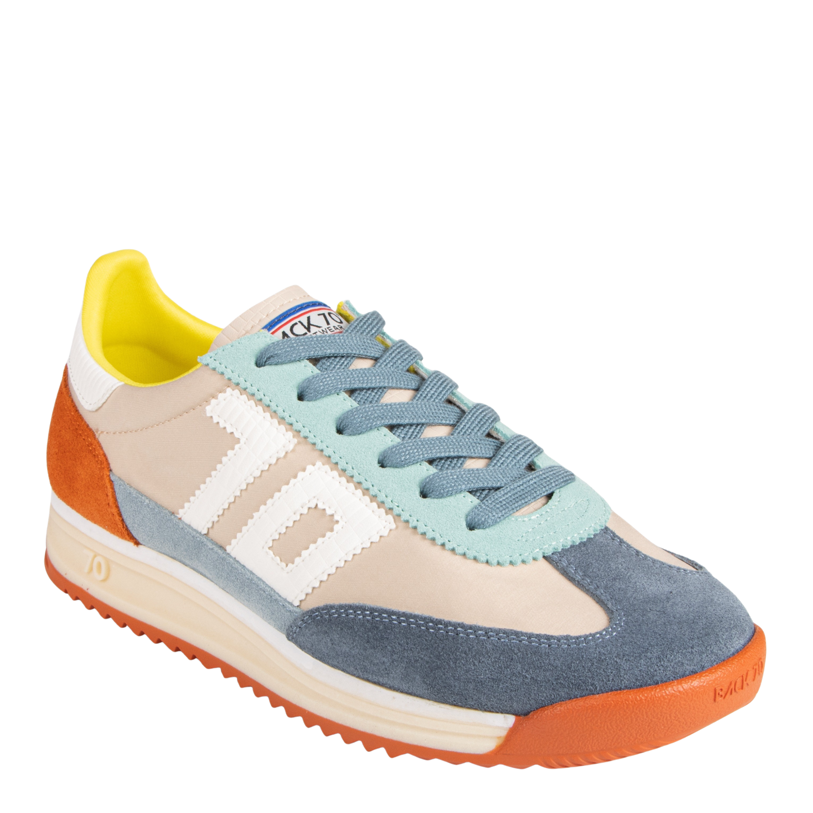 Barkley Jogger in Multi Jeans Orange Sneakers | Women's Shoes by