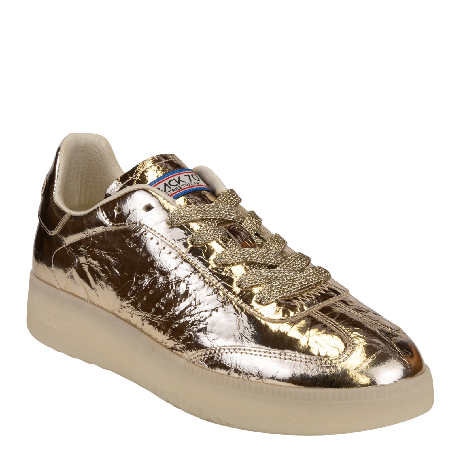 Boston 2508 in Gold Sneakers | Women's Shoes by BACK 70