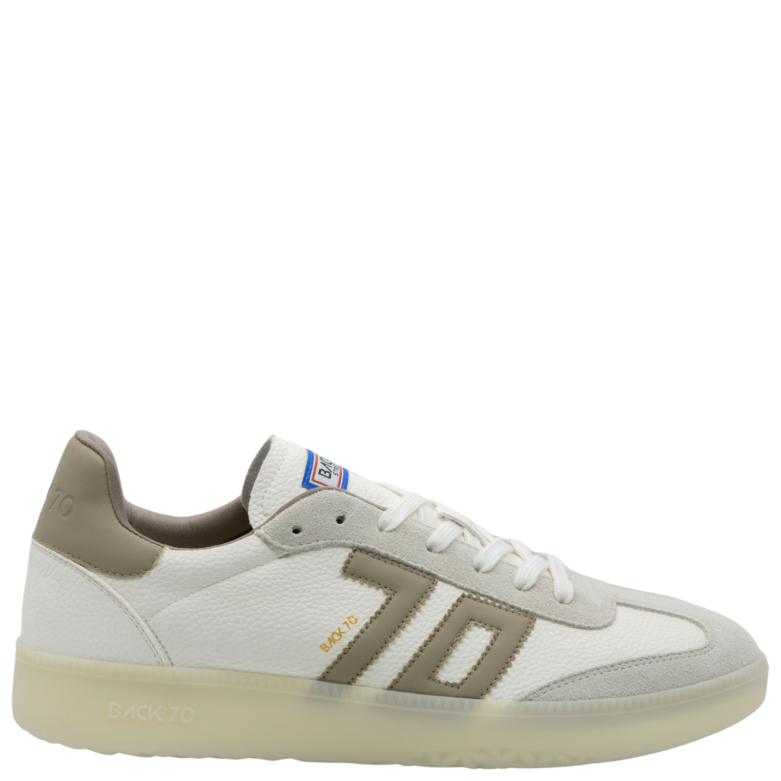 Boston 600 in White Taupe Sneakers | Men's Shoes by BACK 70 – Back Boston 600 in White Taupe Sneakers | Men's Shoes by BACK 70 – Back