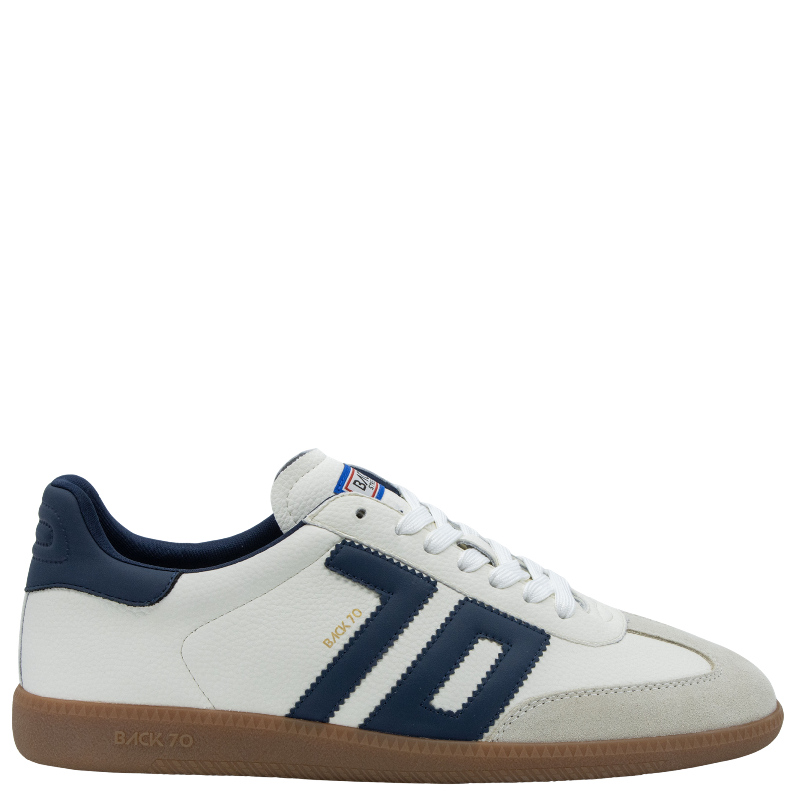Cloud 600 in White Navy Sneakers | Men's Shoes by BACK 70 – Back