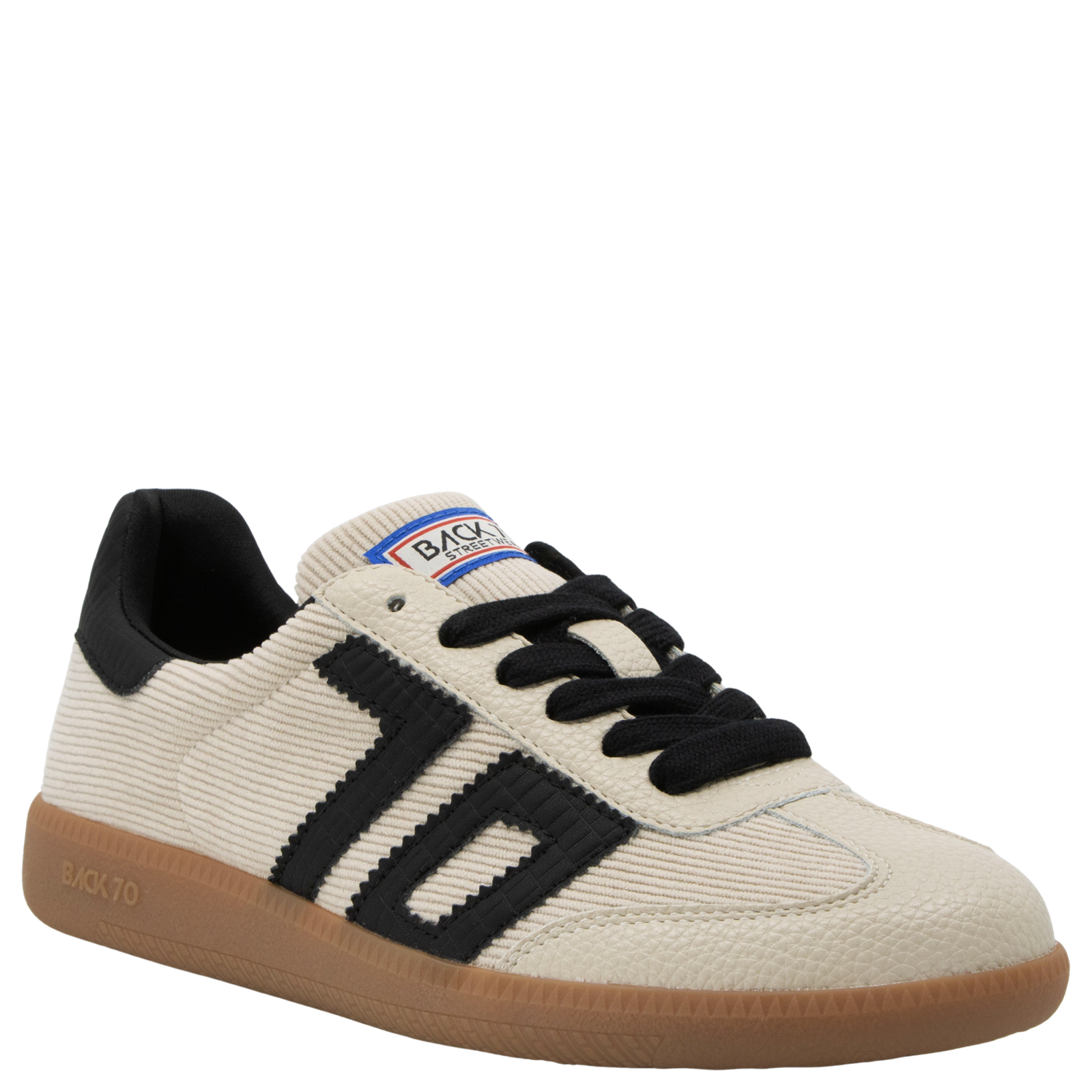 Cloud C in Cream Black Sneakers | Women's Shoes by BACK 70 – Back
