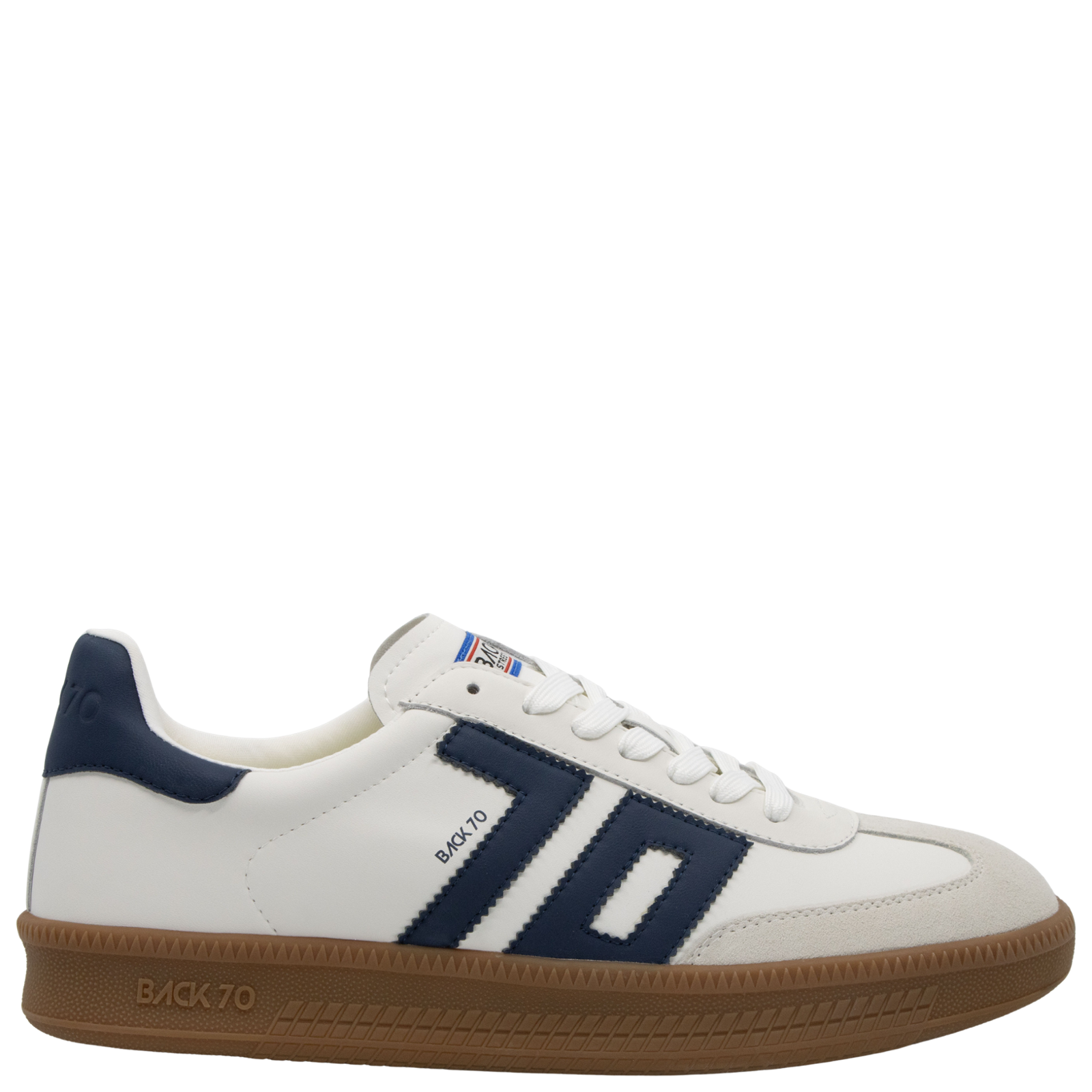 Double Y in White Navy Sneakers | Men's Shoes by BACK 70 – Back 70 USA