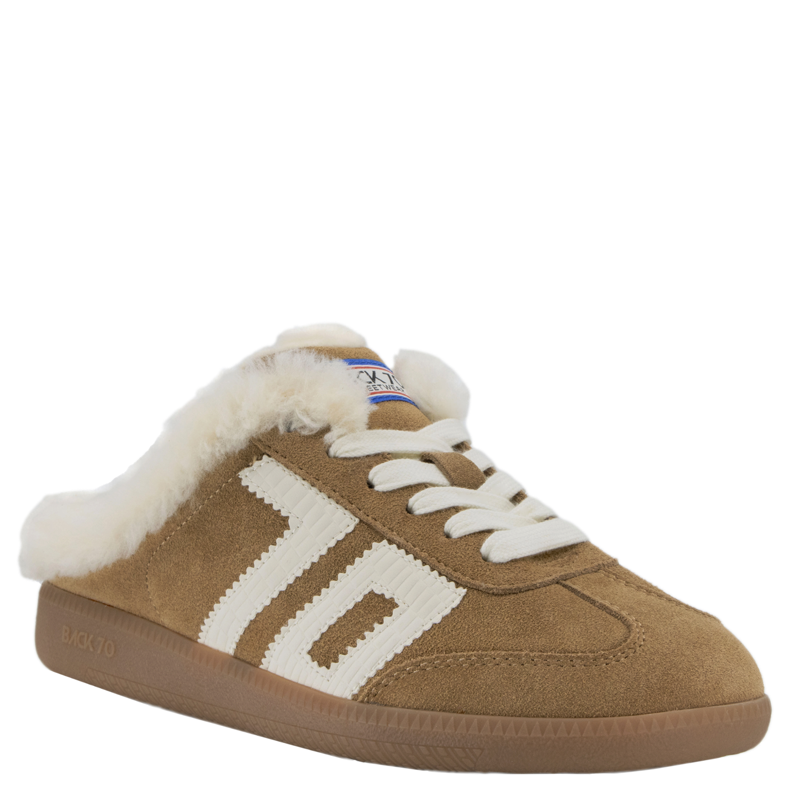 Easter Fl in Tobacco White Backless Sneakers | Women's Shoes by