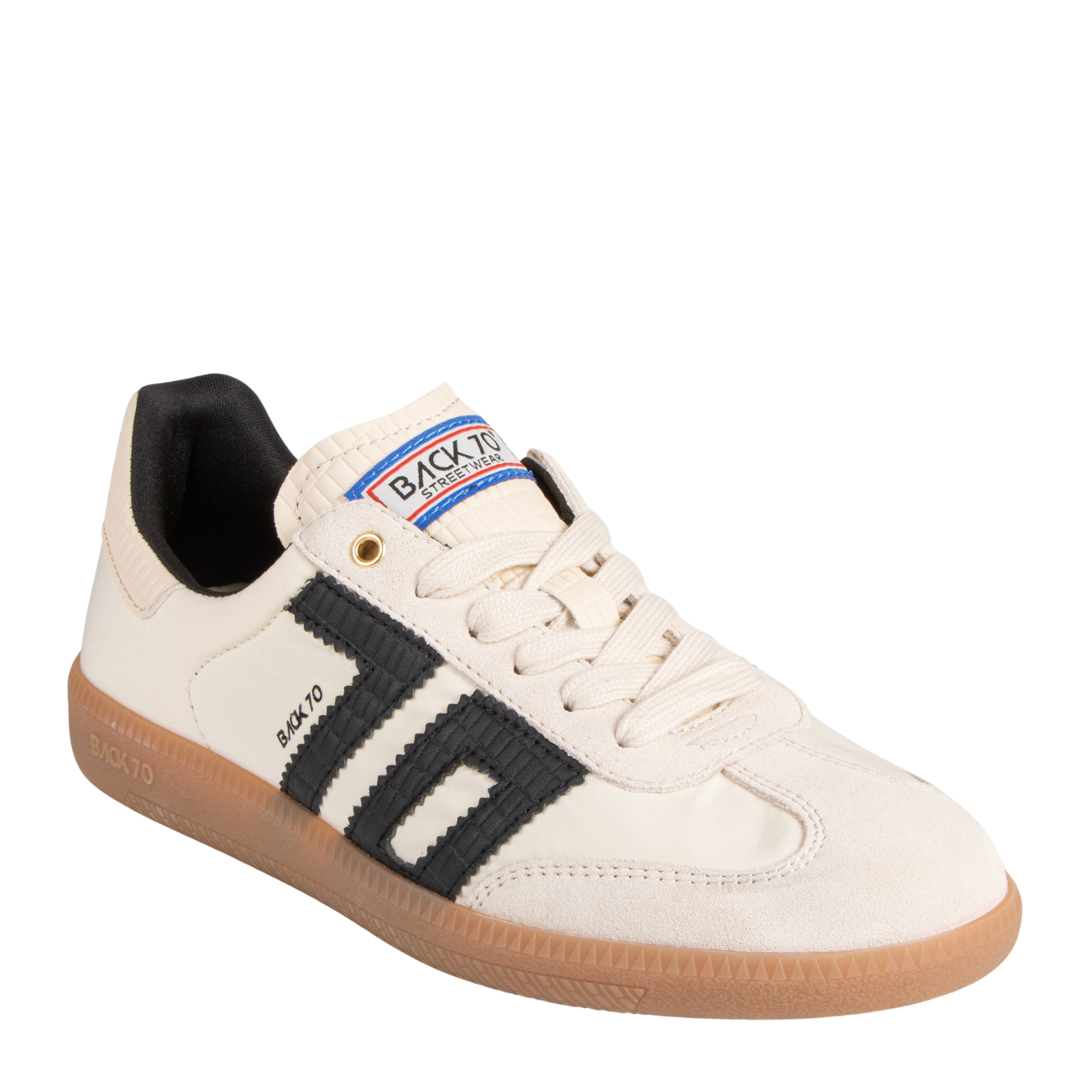 Ghost 2513 in Beige Black Sneakers Women's Shoes by BACK 70 Back 70 USA