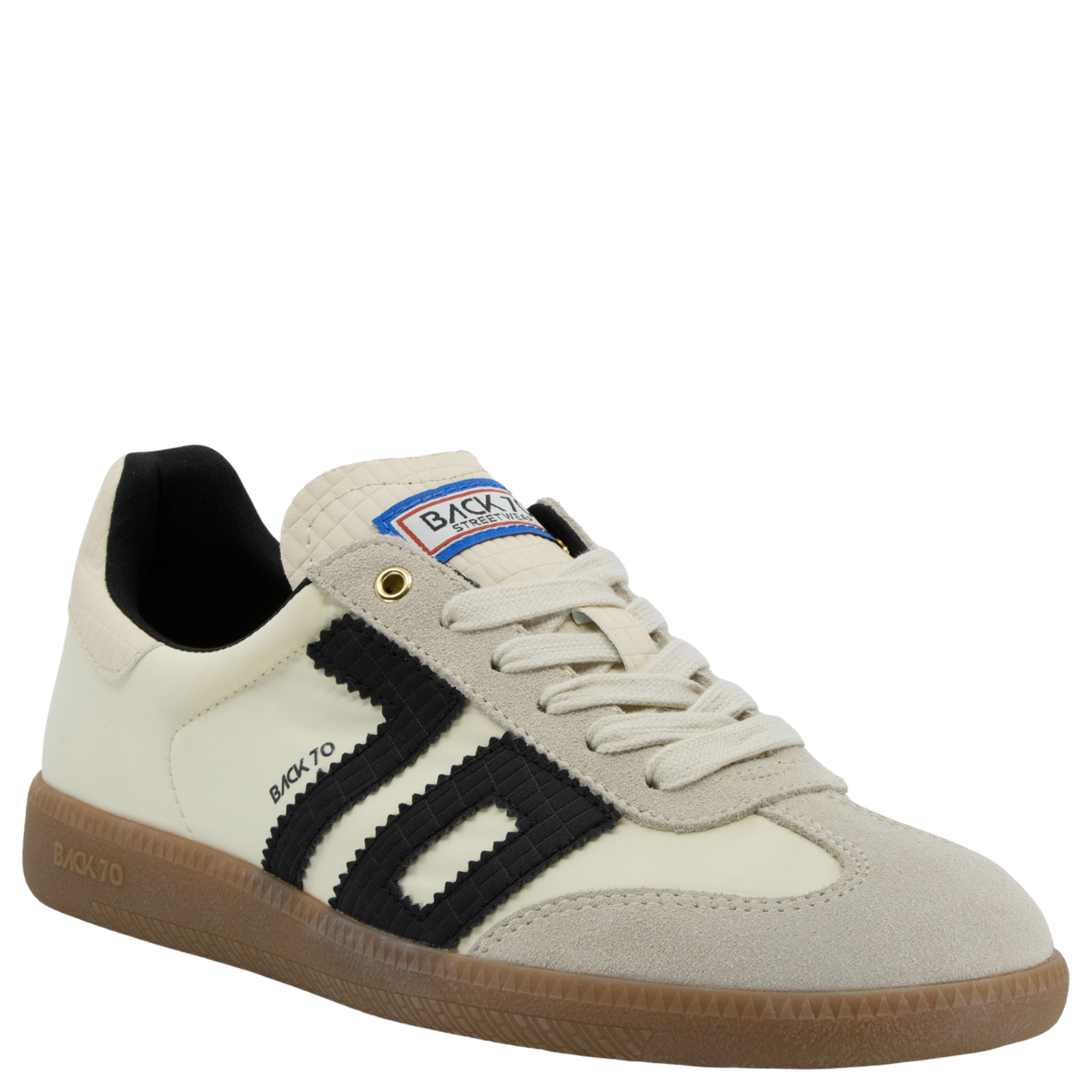 Ghost 2513 in Beige Black Sneakers | Women's Shoes by BACK 70