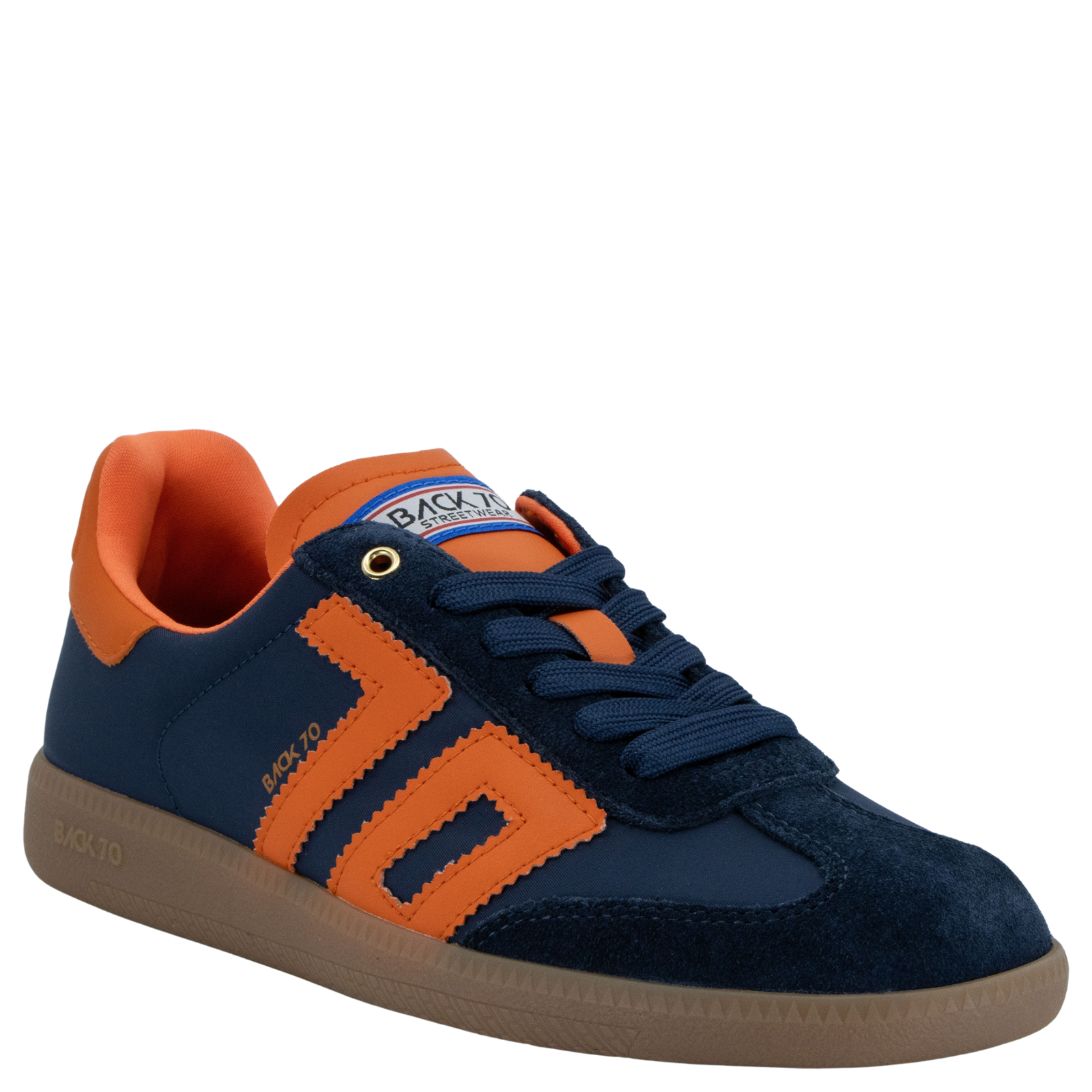 GHOST in NAVY ORANGE Sneakers – Back 70 USA