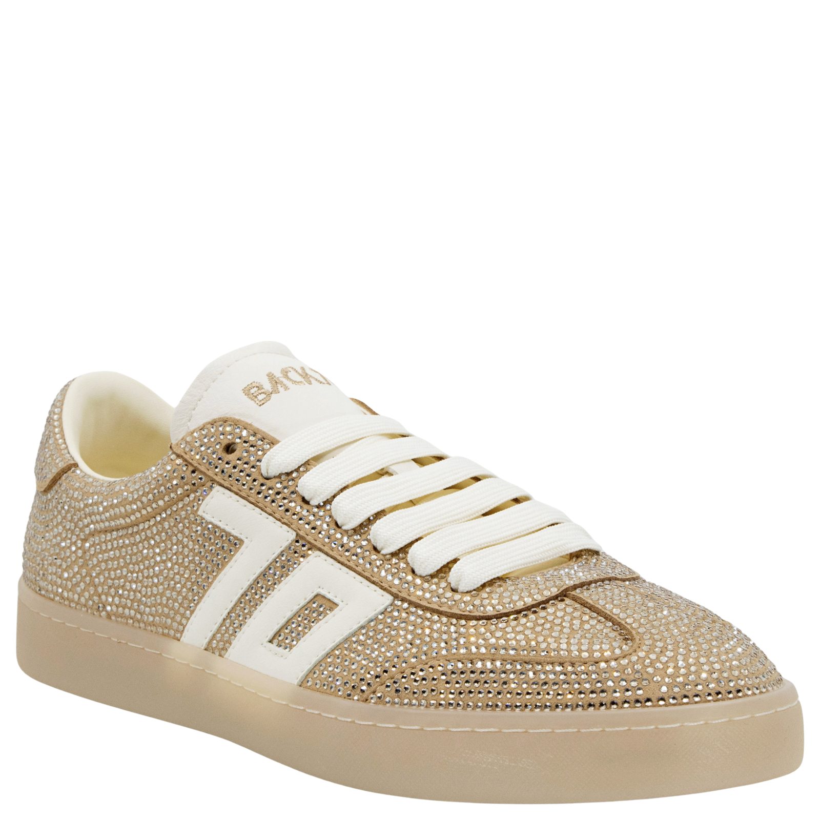 Smart in Gold Sneakers