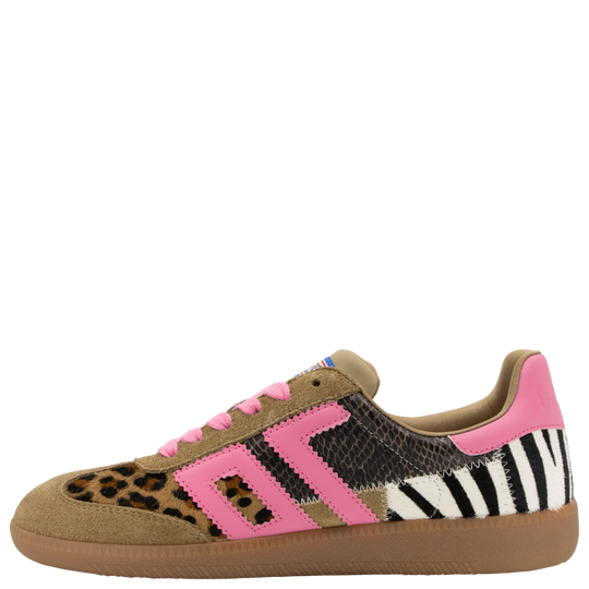 SQUID in LEOPARD ZEBRA FUXIA Sneakers