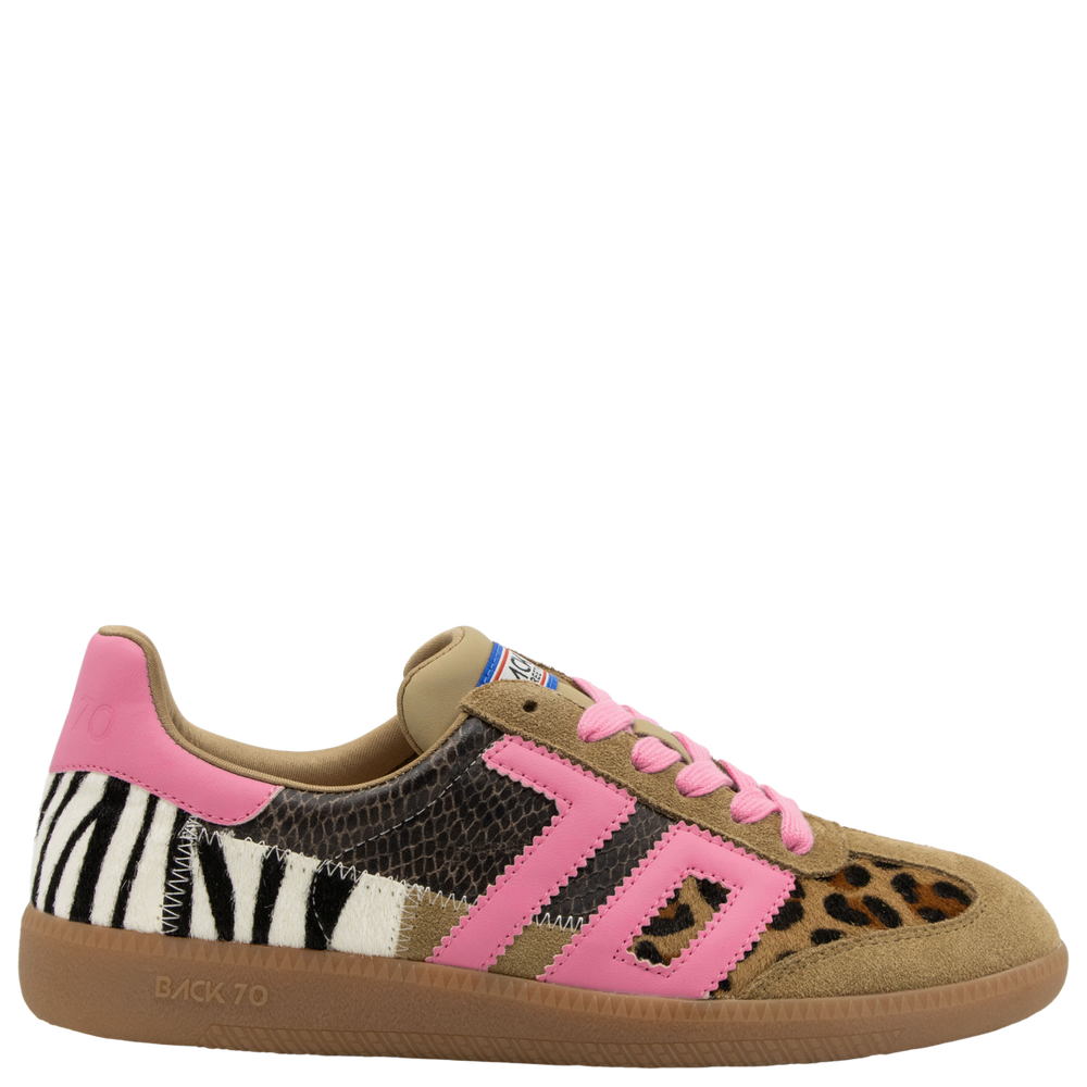 SQUID in LEOPARD ZEBRA FUXIA Sneakers