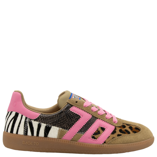 SQUID in LEOPARD ZEBRA FUXIA Sneakers