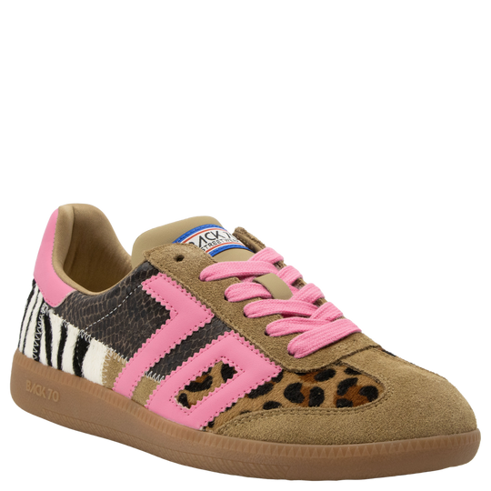 SQUID in LEOPARD ZEBRA FUXIA Sneakers