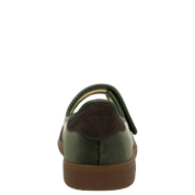 AYA in OLIVE MILK, back view