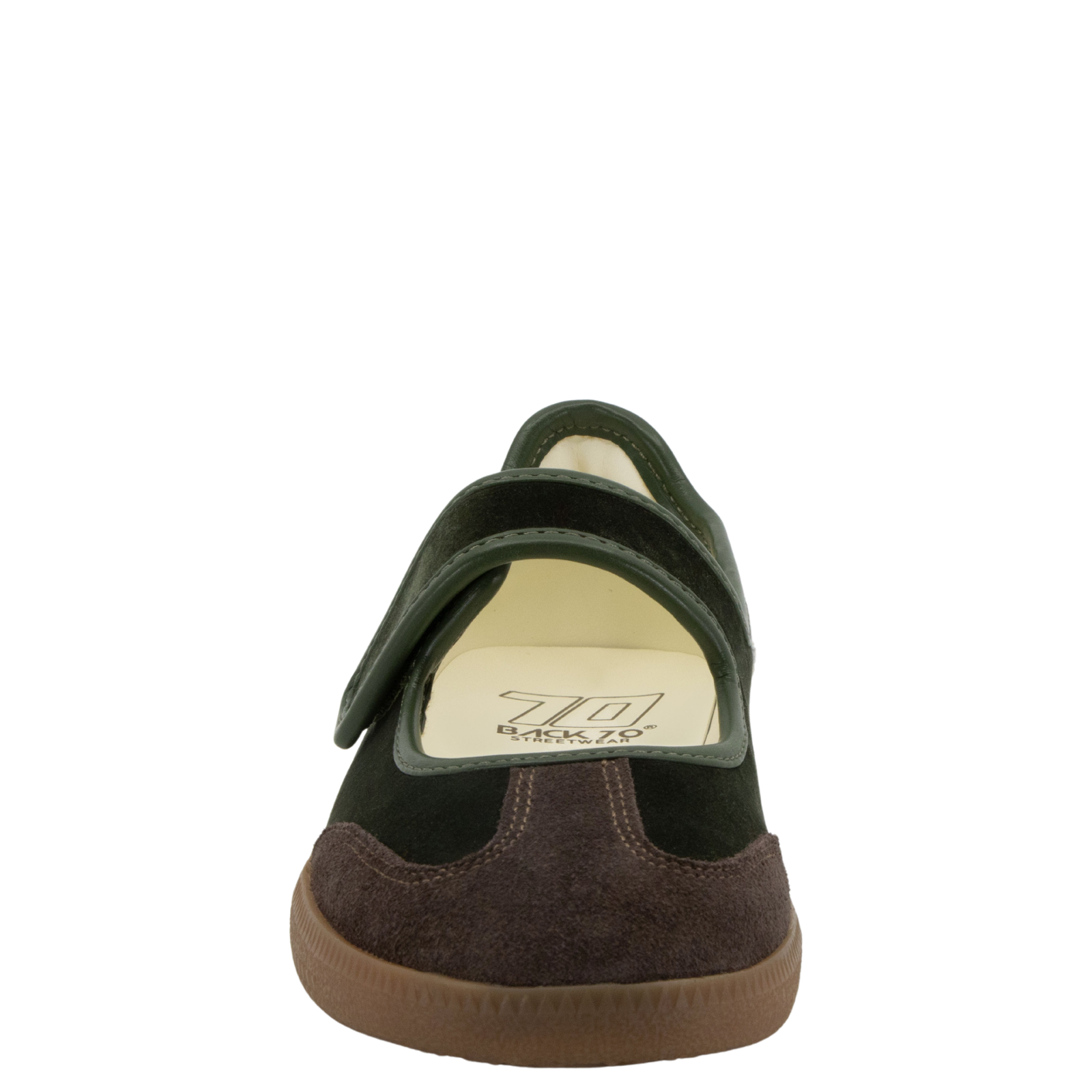 AYA in OLIVE MILK, front view