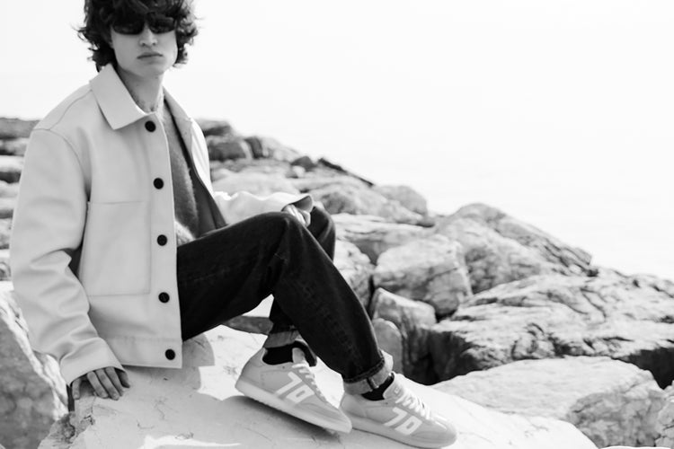 Jogger N Sneakers in Black & Gold main image 0
