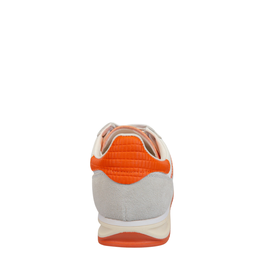 BARKLEY JOGGER in WHITE ORANGE, back view