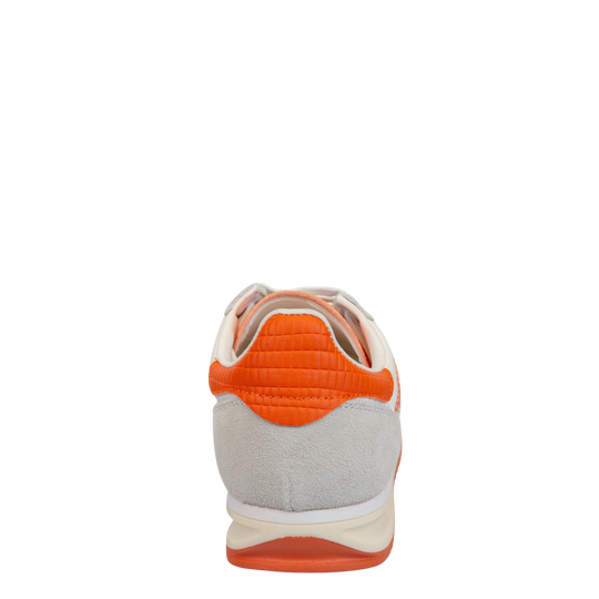 BARKLEY JOGGER in WHITE ORANGE, back view