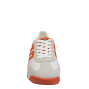 BARKLEY JOGGER in WHITE ORANGE, front view