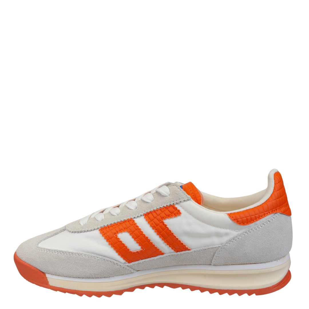 BARKLEY JOGGER in WHITE ORANGE, left view