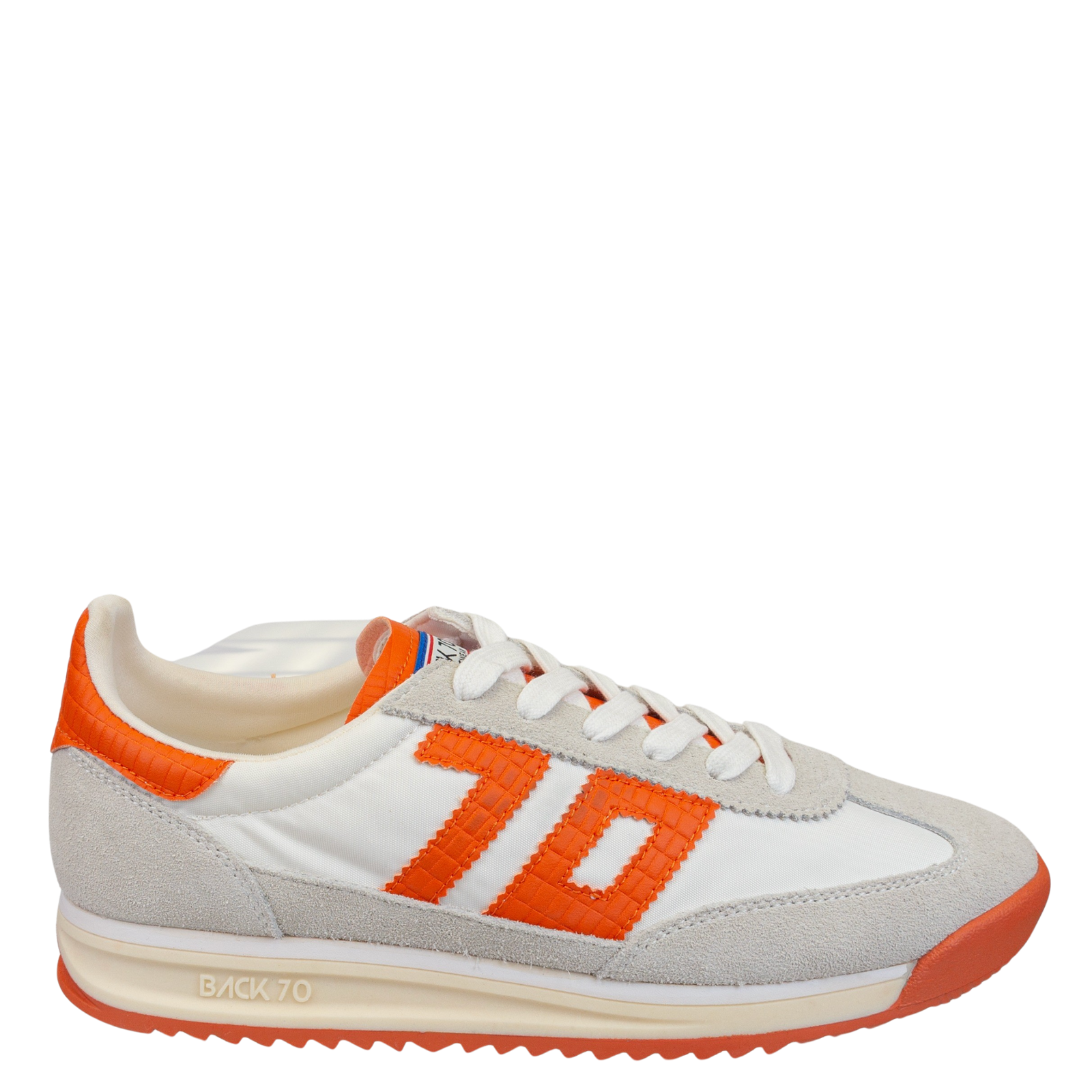 BARKLEY JOGGER in WHITE ORANGE, right view