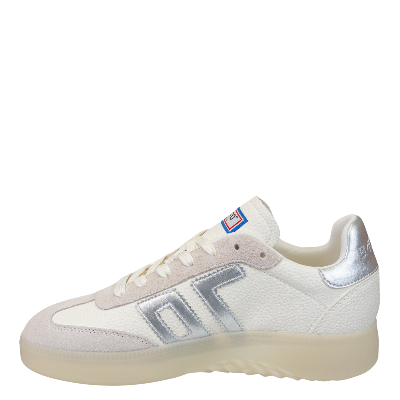 BOSTON 2502 in METALLIC SILVER, left view