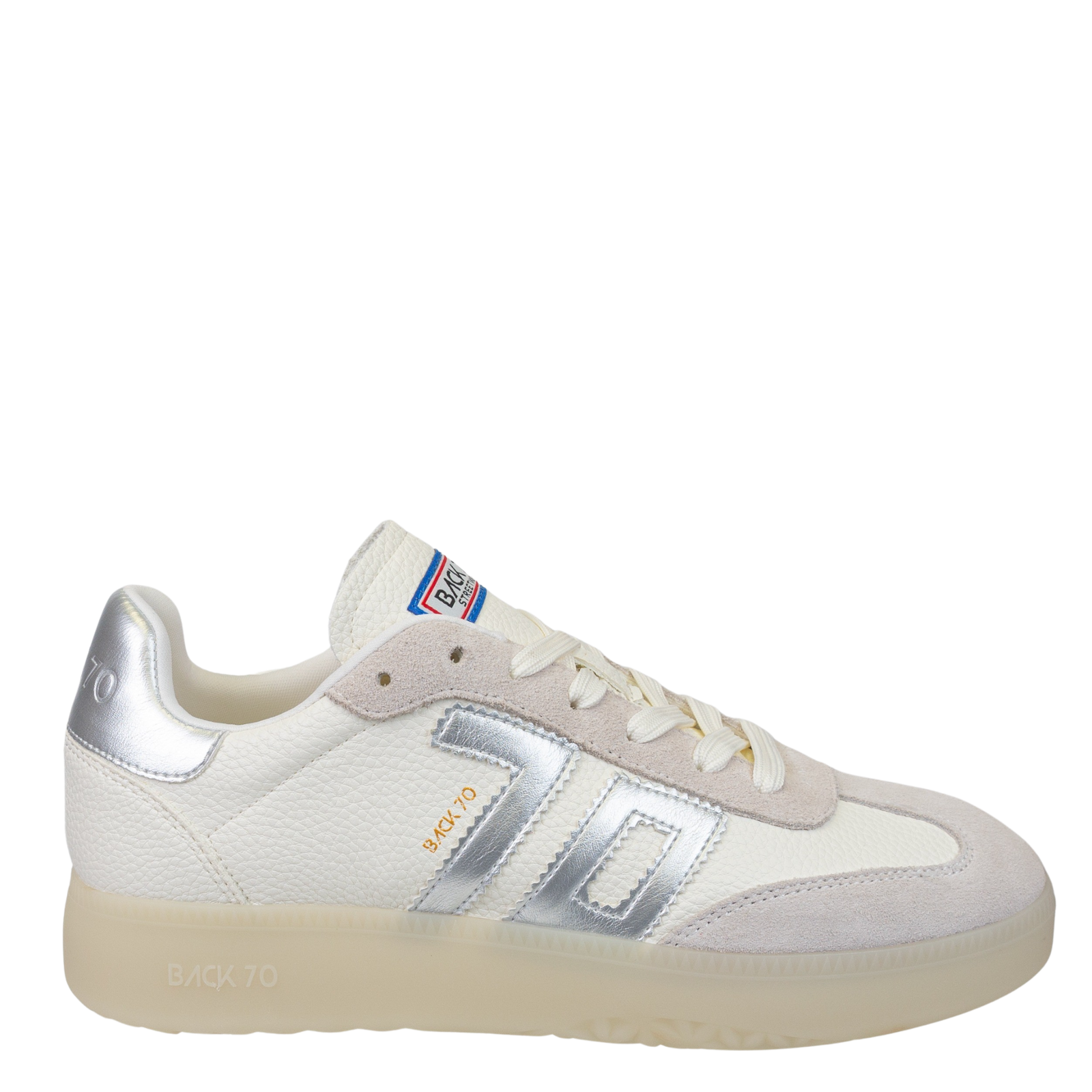 BOSTON 2502 in METALLIC SILVER, right view