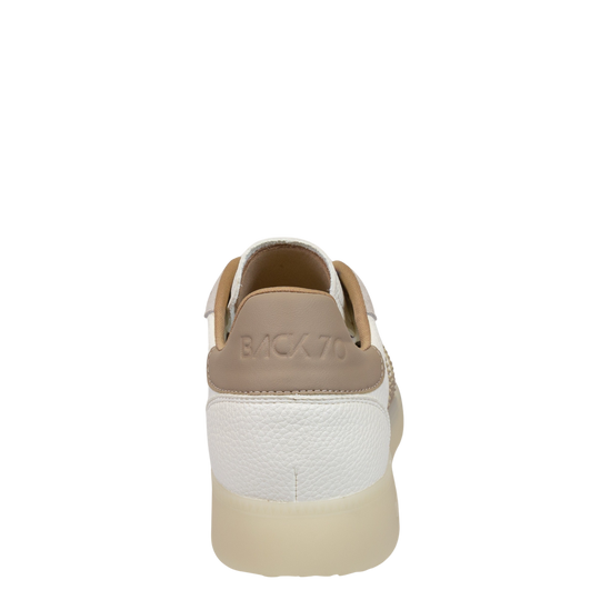 BOSTON 600 in WHITE TAUPE, back view