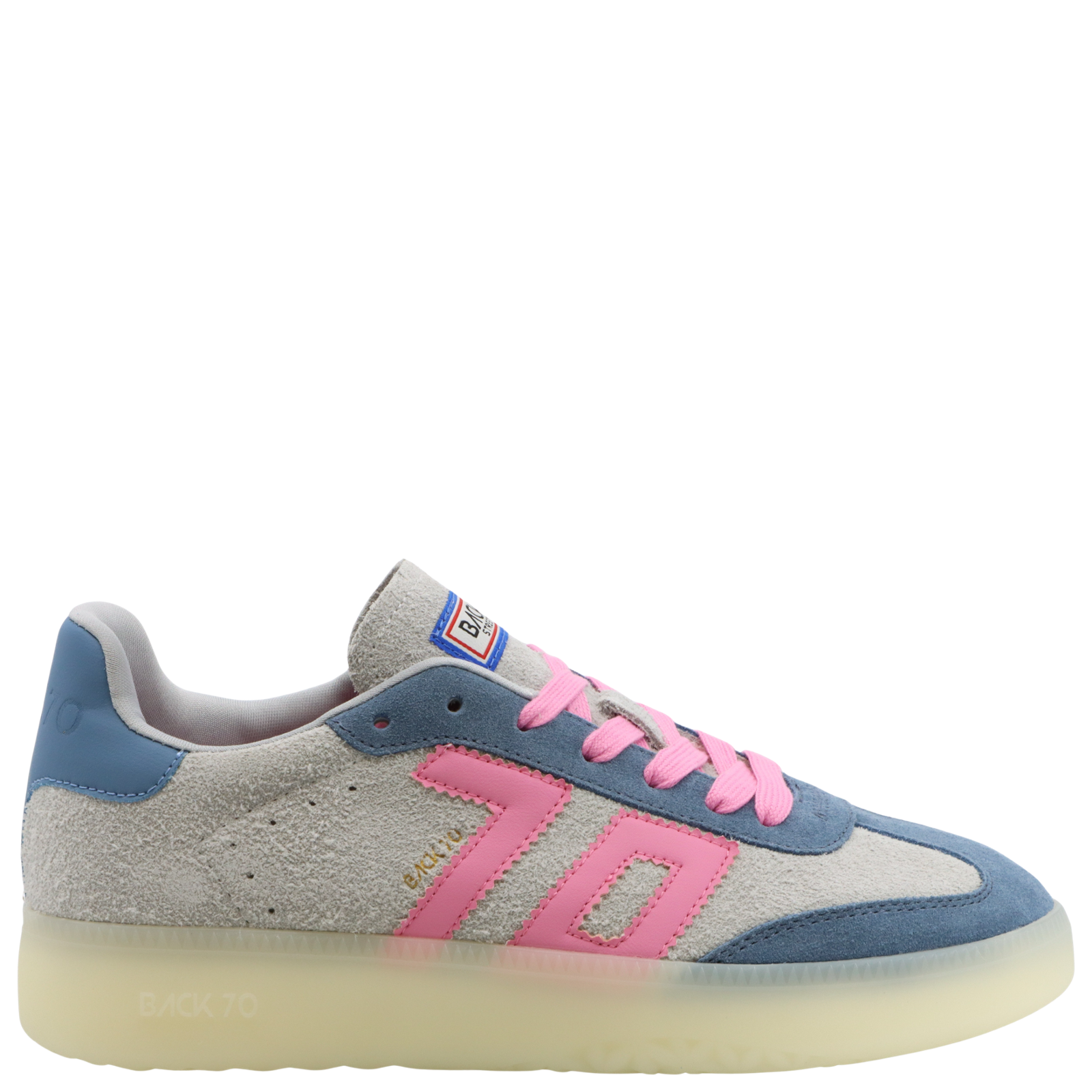 BOSTON LS in GREY JEANS PINK Sneakers