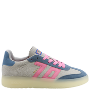 BOSTON LS in GREY JEANS PINK Sneakers