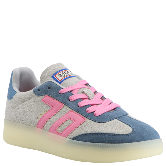 BOSTON LS in GREY JEANS PINK Sneakers