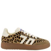 BOSTON P in LEOPARD CUOIO MILK Sneakers