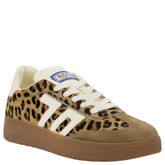 BOSTON P in LEOPARD CUOIO MILK Sneakers