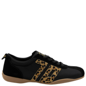 BOXEUR in BLACK LEOPARD Sneakers