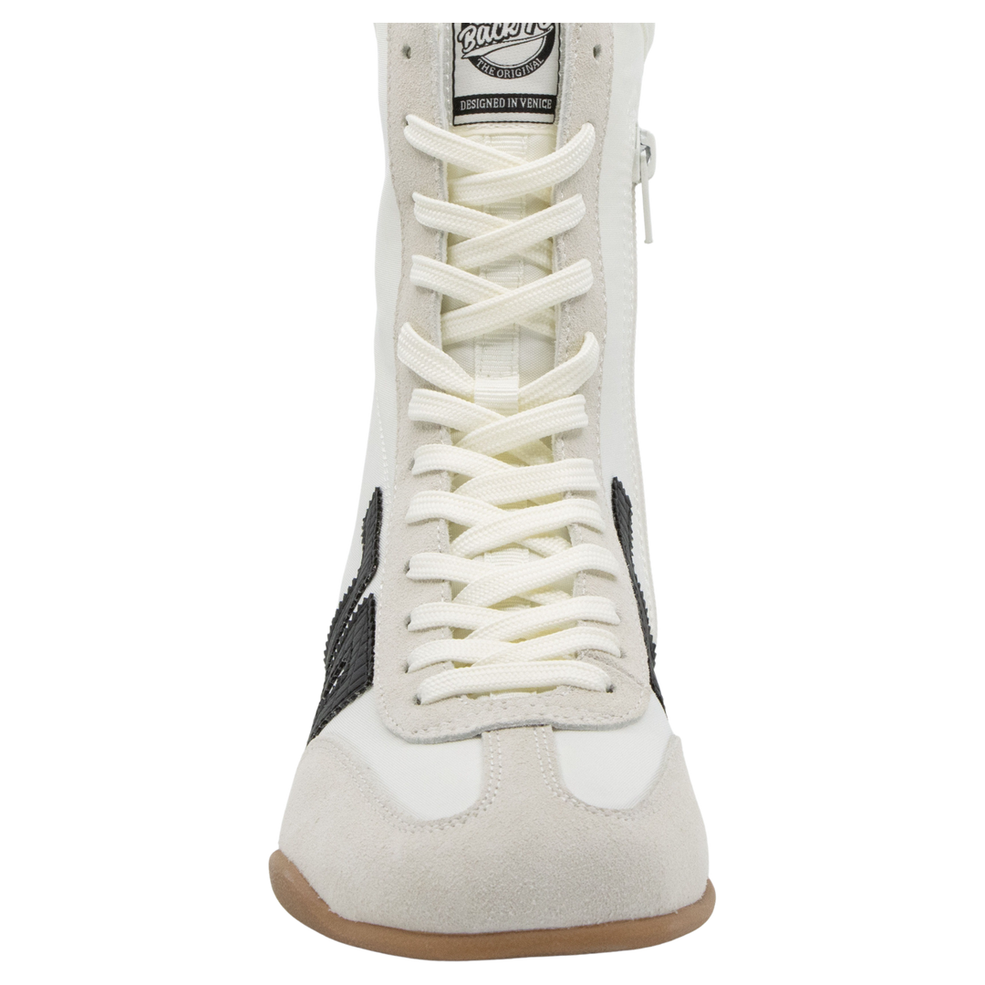 BOXEUR H in WHITE Sneaker Boots