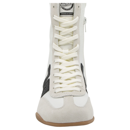 BOXEUR H in WHITE Sneaker Boots