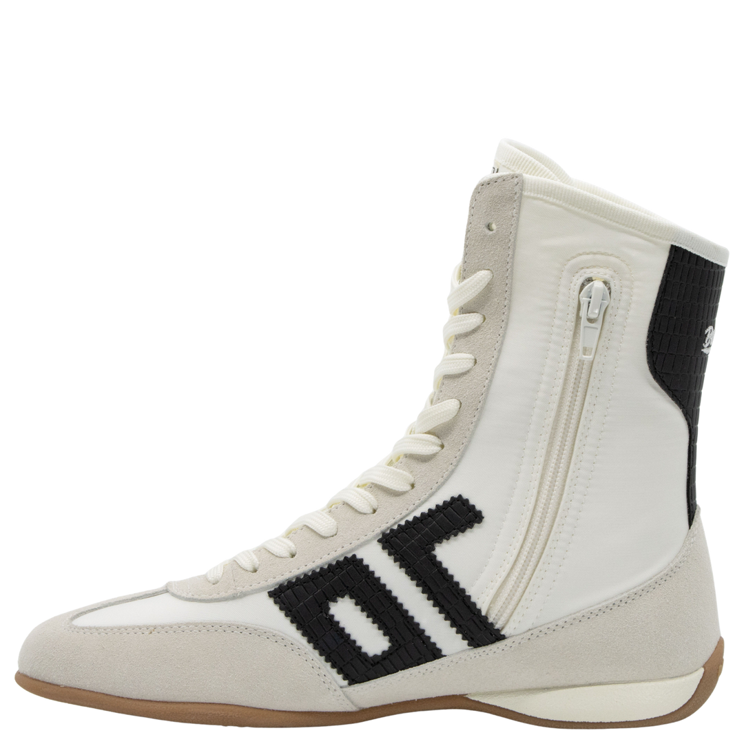 BOXEUR H in WHITE Sneaker Boots