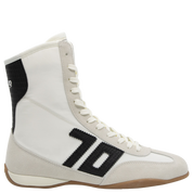BOXEUR H in WHITE Sneaker Boots