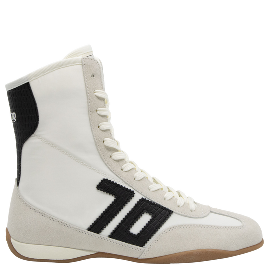 BOXEUR H in WHITE Sneaker Boots