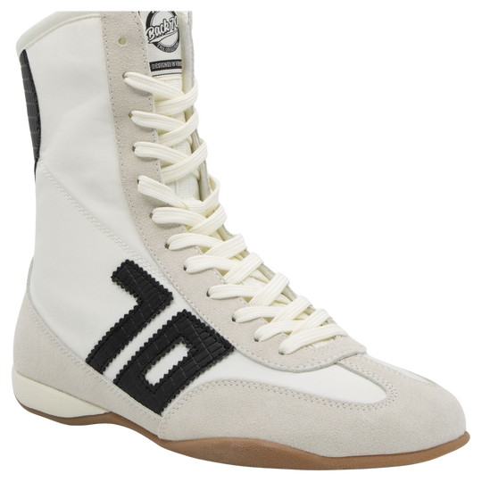 BOXEUR H in WHITE Sneaker Boots