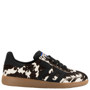 CLOUD CL in COW BLACK WHITE BLACK Sneakers