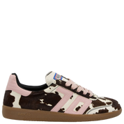 CLOUD CL in COW BROWN WHITE PINK Sneakers