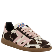 CLOUD CL in COW BROWN WHITE PINK Sneakers