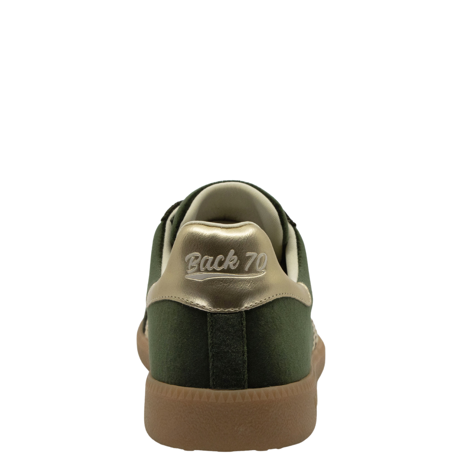 CLOUD W26 in VELVET OLIVE GOLD, back view