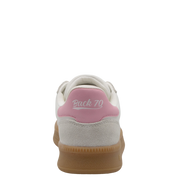 DOUBLE in COW WHITE PINK, back view