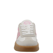DOUBLE in COW WHITE PINK, front view