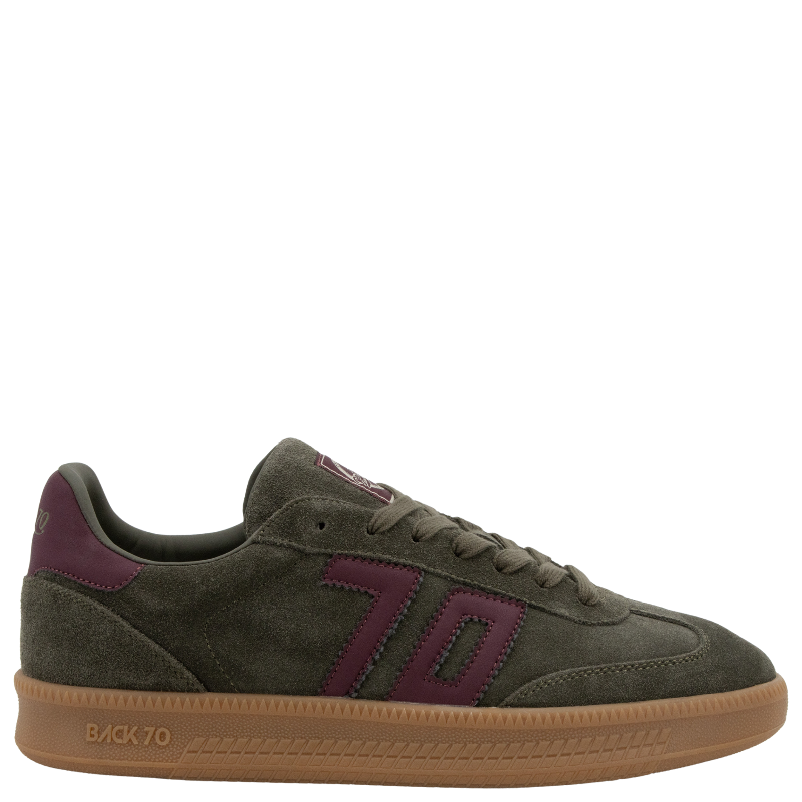 DOUBLE Y W26 in SUEDE OLIVE WINE Sneakers