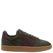 DOUBLE Y W26 in SUEDE OLIVE WINE Sneakers