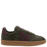 DOUBLE Y W26 in SUEDE OLIVE WINE Sneakers