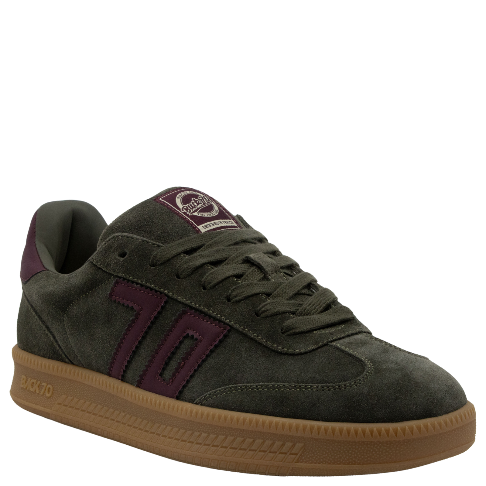 DOUBLE Y W26 in SUEDE OLIVE WINE