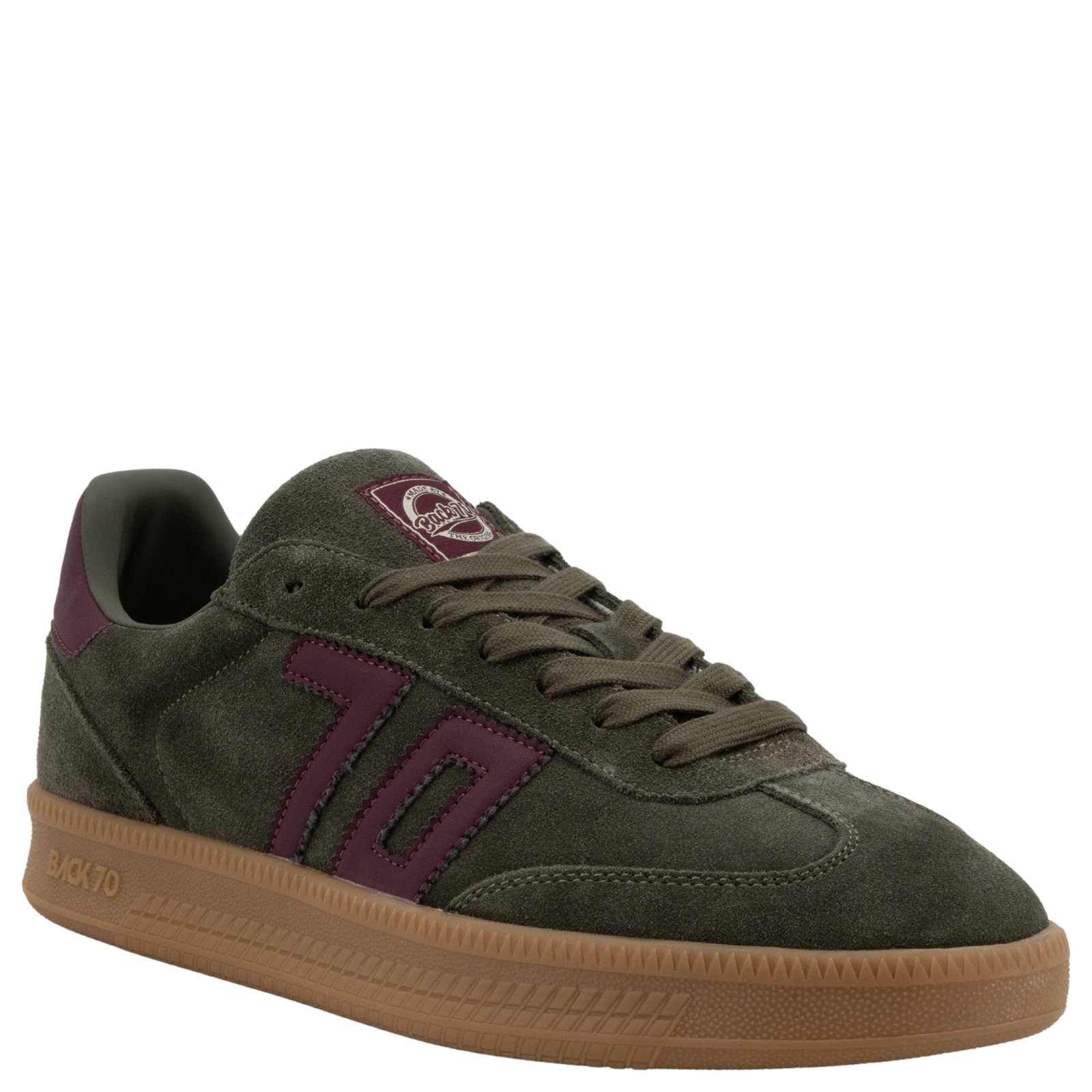 DOUBLE Y W26 in SUEDE OLIVE WINE Sneakers