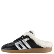 EASTER FL in BLACK SILVER Backless Sneakers